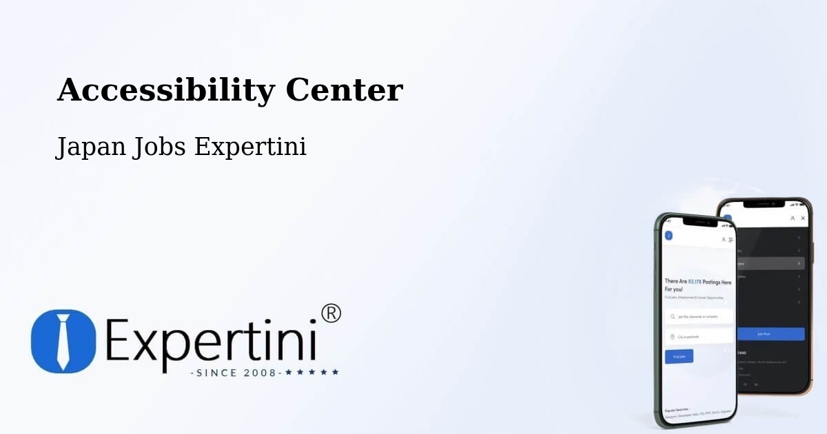 Accessibility Statement – Yao - Japan Jobs Expertini